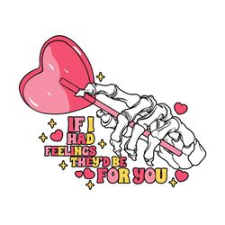 if i had feelings skeleton lollipop