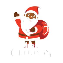 cheerful santa greeting