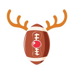 football reindeer funny christmas