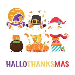 cat happy hallothanksmas