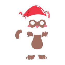 funny cat christmas santa hat