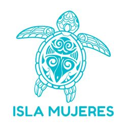 Isla Mujeres Sea Blue Tribal Turtle