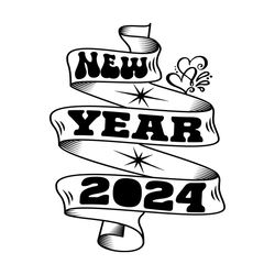 happy new year white svg tshirt design