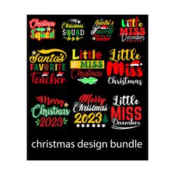 christmas quote t shirt bundle 3$