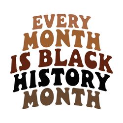 every month is black history month shirt