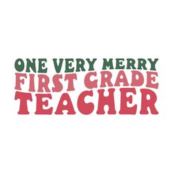 one very merry first grade teacher retro