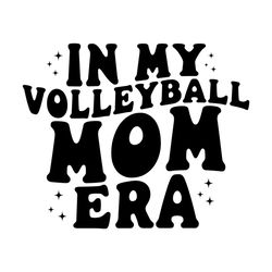 in my volleyball mom era retro svg shirt