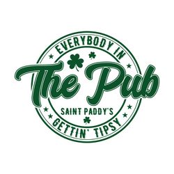 everybody in the pub saint paddy's shirt