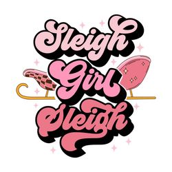 sleigh girl sleigh png sublimation