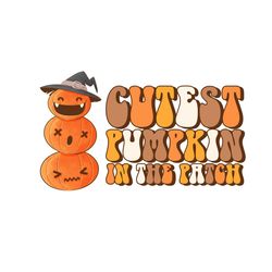 cutest pumpkin in the patch png