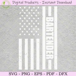 bartender usa flag svg tshirt design