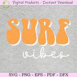 surf vibes summer svg tshirt design