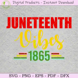 juneteenth vibes 1865 svg tshirt design