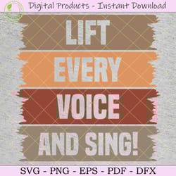 lift every voice and sing juneteenth svg