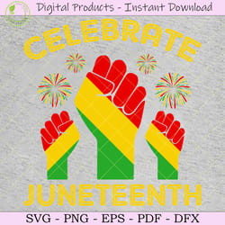 celebrate juneteenth tshirt design