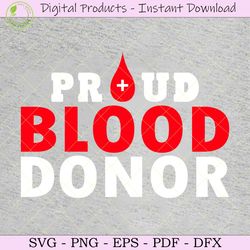 proud blood donor svg tshirt design