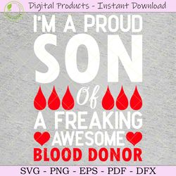 i'm proud son of a awesome blood donor