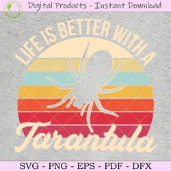 life is better with a tarantula tshirt