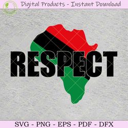 respect kwanzaa flag svg tshirt