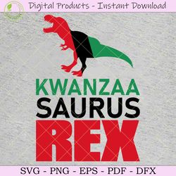 kwanzaa saurus rex tshirt