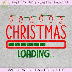 Christmas Loading SVG TShirt Design