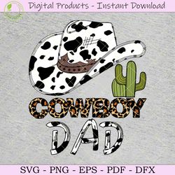 cowboy dad western hat father's day png