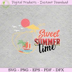 sweet summer time beach png sublimation