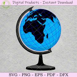 cartoon globe vector icon