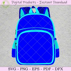the schoolbag clipart vector image