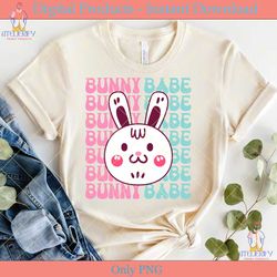 bunny babe porch sign easter sunday svg