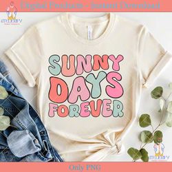 retro sunny days forever summer vacation