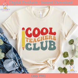 cool teachers club svg cut file