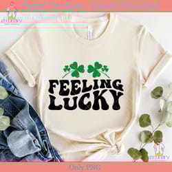 feeling lucky st patrick's day svg file
