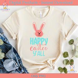 happy easter y'all svg cut file