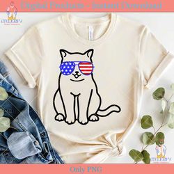 funny cat meowica patriotic 4th of july