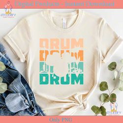 retro vintage drumming gift for drummers