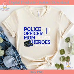 police officer thin blue line family