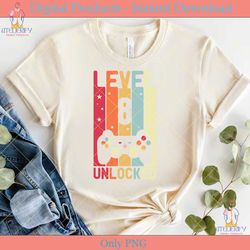 level 8th unlocked video gamer birthday