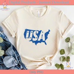 usa map for 4th of july