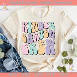 kinder garten crew retro svg design