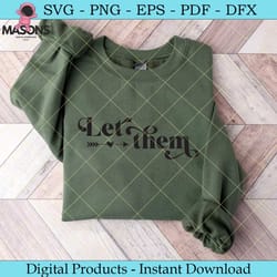 let them inspirational saying svg png