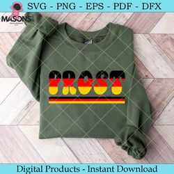 oktoberfest german flag prost svg shirt