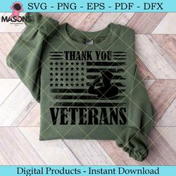 thank you veterans svg tshirt design