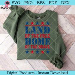 land of the free home of the brave shirt