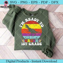 crush 1st grade back to school svg file