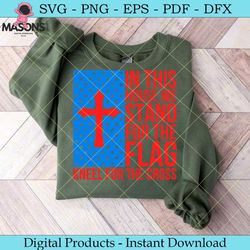 we stand for the flag kneel for cross