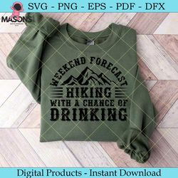 weekend forecast hiking with a chance of