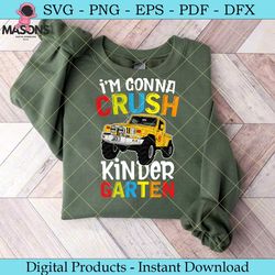 i'm gonna crush kindergarten monster tru