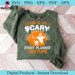 this is my scary event planner halloween