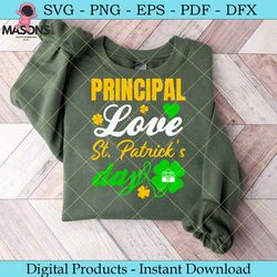 principal love st. patrick's day tshirt